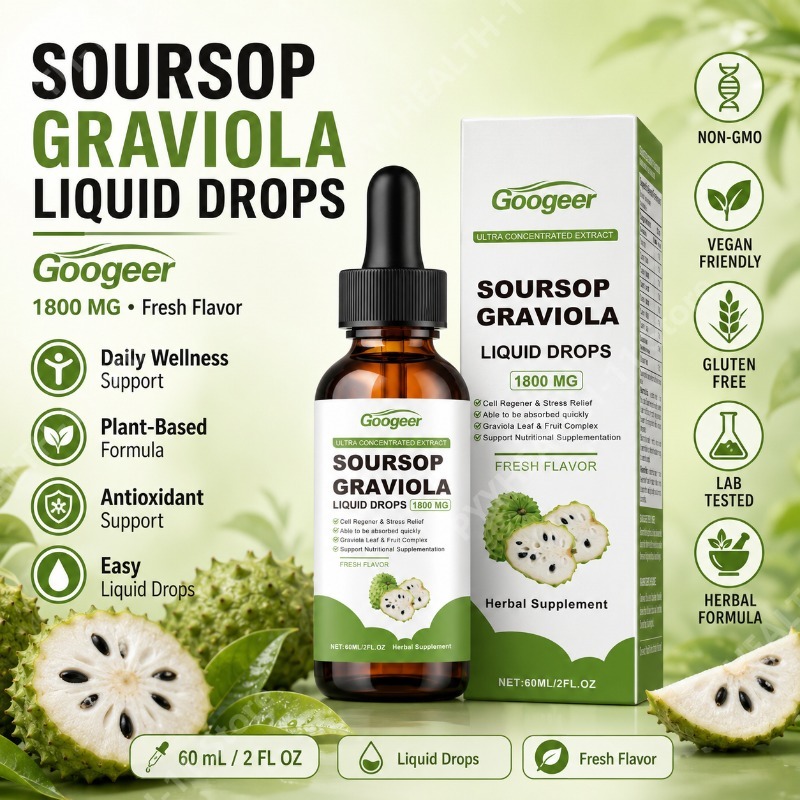 Herbal Wellness Blend - Gotas Líquidas de Hoja y Fruta