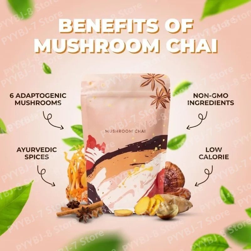 Té Herbal Chai con Champiñones - Ayurvedic & Herbal Wellness Kits reseña y precio