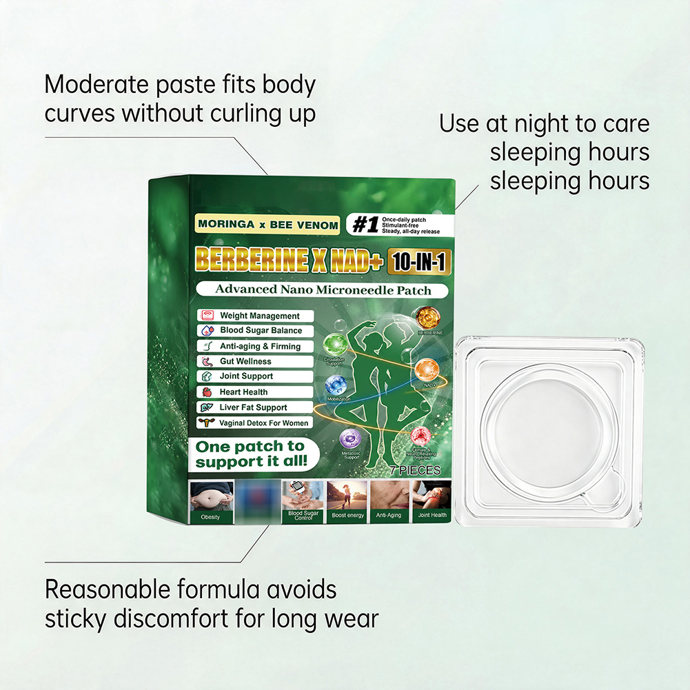 7 unids/caja parche Herbal par - Herbal Wellness Patches reseña y precio