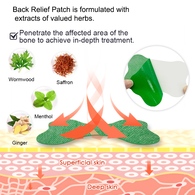 Parche para el dolor Lumbar, y - Herbal Wellness Patches reseña y precio