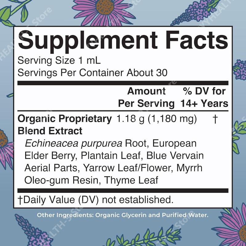 Gotas de Extracto Líquido Herb - Herbal Wellness Blend reseña y precio