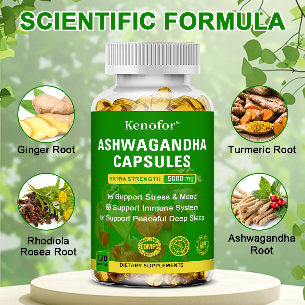Cápsulas de Ashwagandha Comple - Herbal Wellness Blend reseña y precio