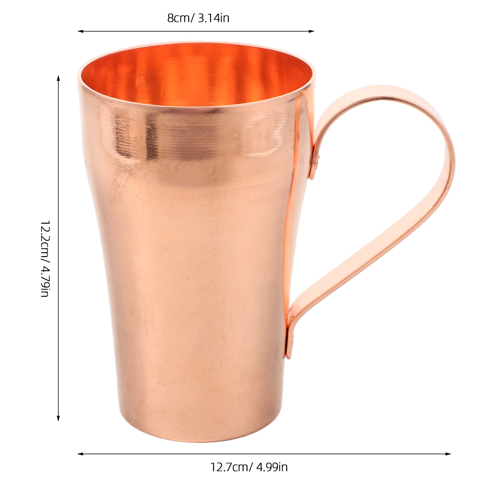 Taza de Cobre Puro Martillada  - Ayurvedic & Herbal Wellness Kits reseña y precio