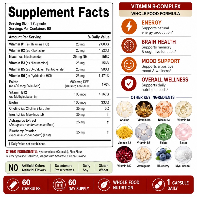 Suplemento de Vitaminas del Co - Herbal Wellness Blend reseña y precio