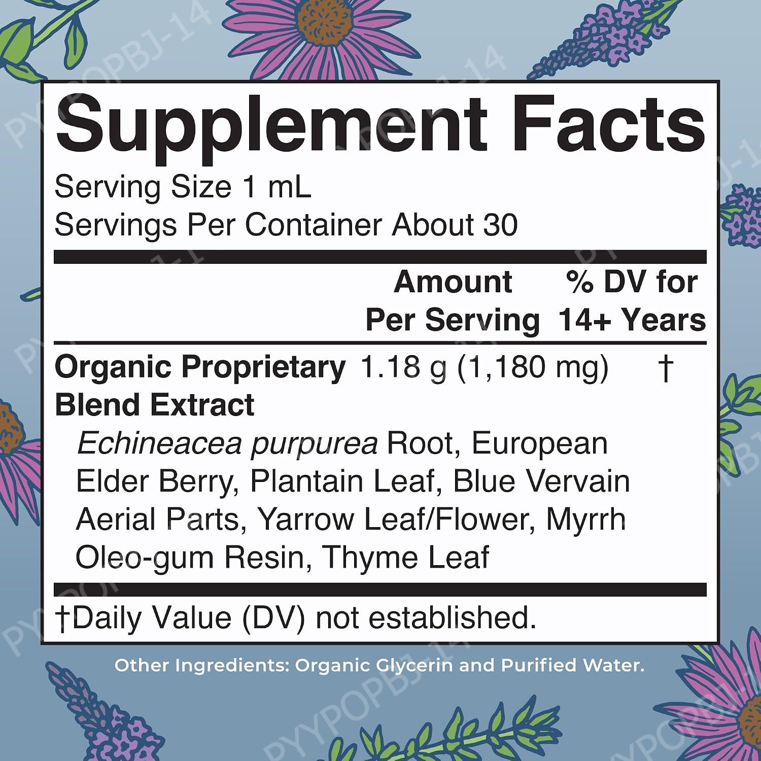 Gotas de Extracto Líquido Herb - Herbal Wellness Blend reseña y precio