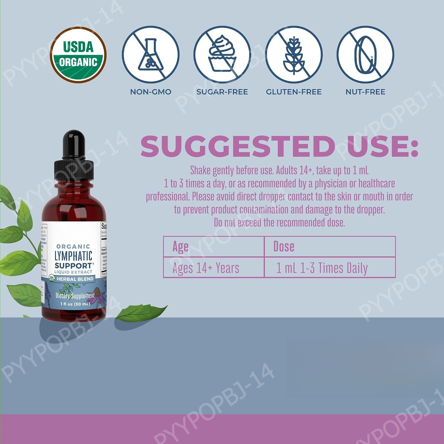 Gotas de Extracto Líquido Herb - Herbal Wellness Blend reseña y precio
