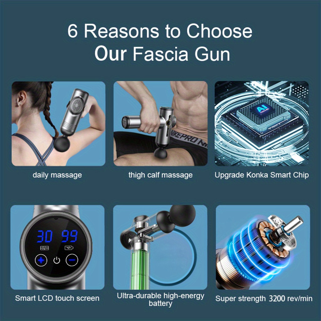 Pistola de masaje de 99 nivele - Health Wellness reseña y precio
